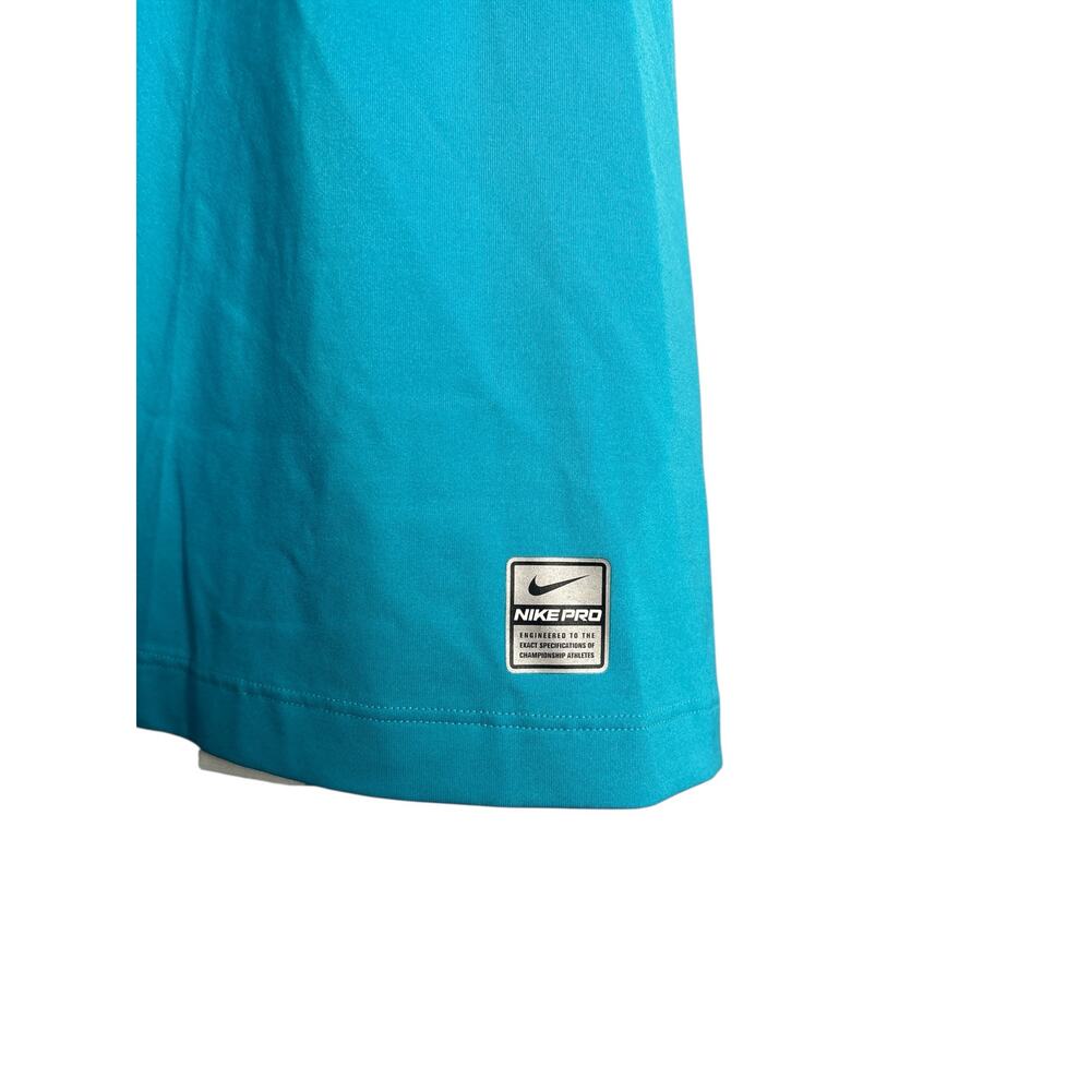 Nike Pro Dri-FIT L Racing Tank Top Blue Red Mesh - Picture 2 of 4